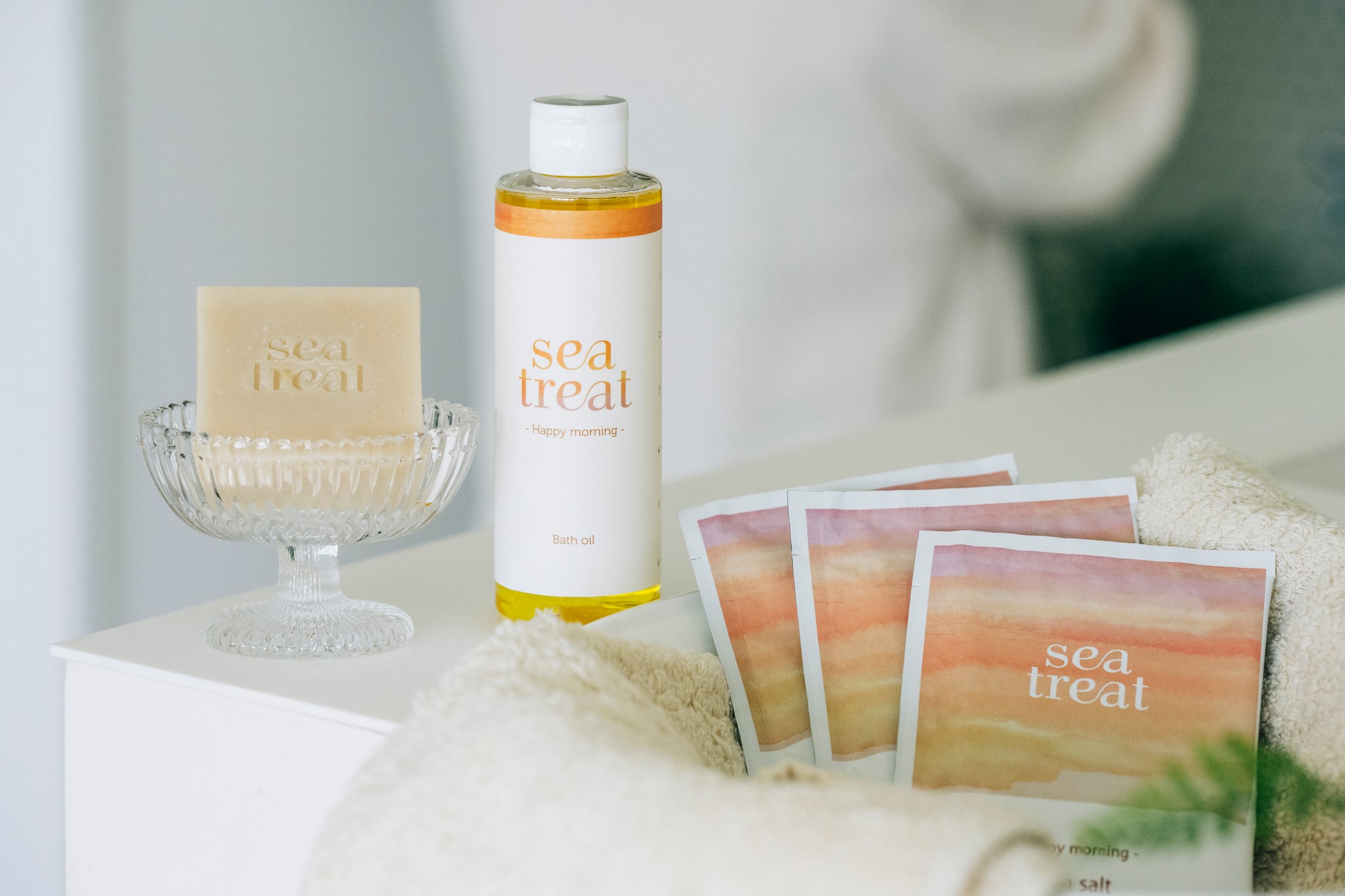 ギフト包装】sea treatフルセット（Happy morning ～柑橘系の甘く